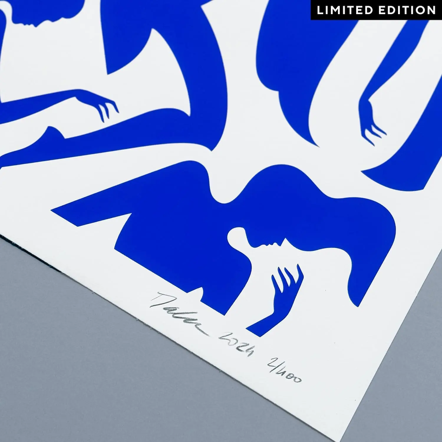 Affiche Malika Favre, 2017, Édition Limitée Bleu